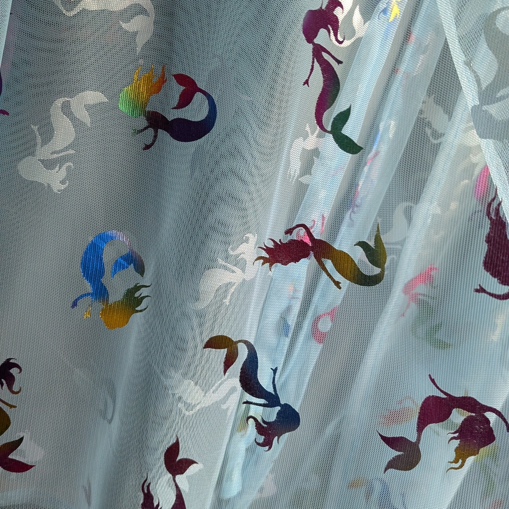 Sheer Robe Mermaid Rainbow Handmade - Picture 5 of 7